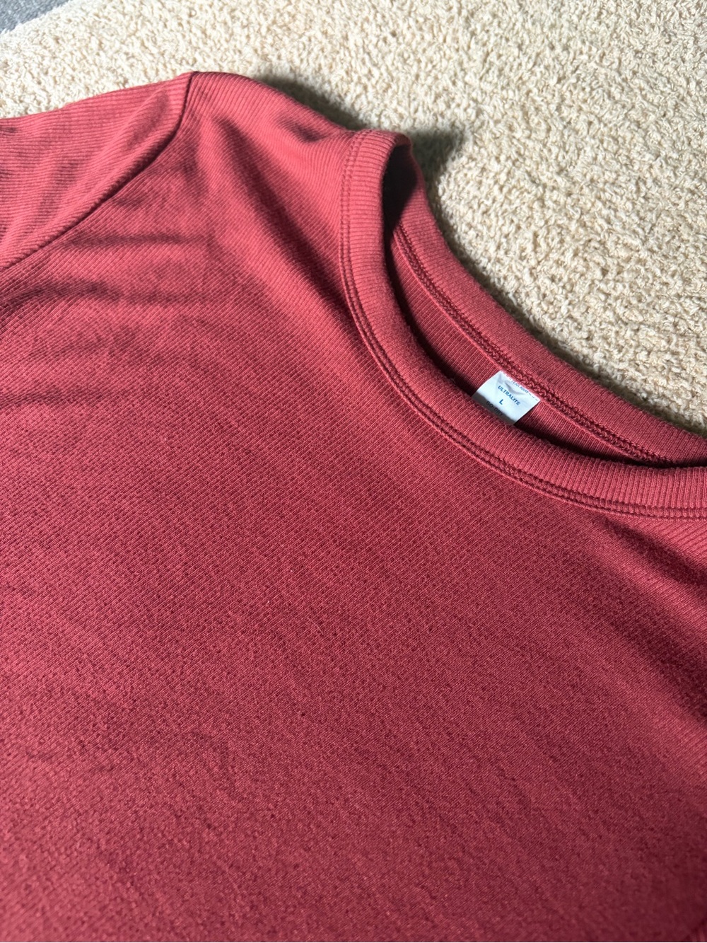 Ultra Lite Rib-Knit T-Shirt - Picture 3 of 8